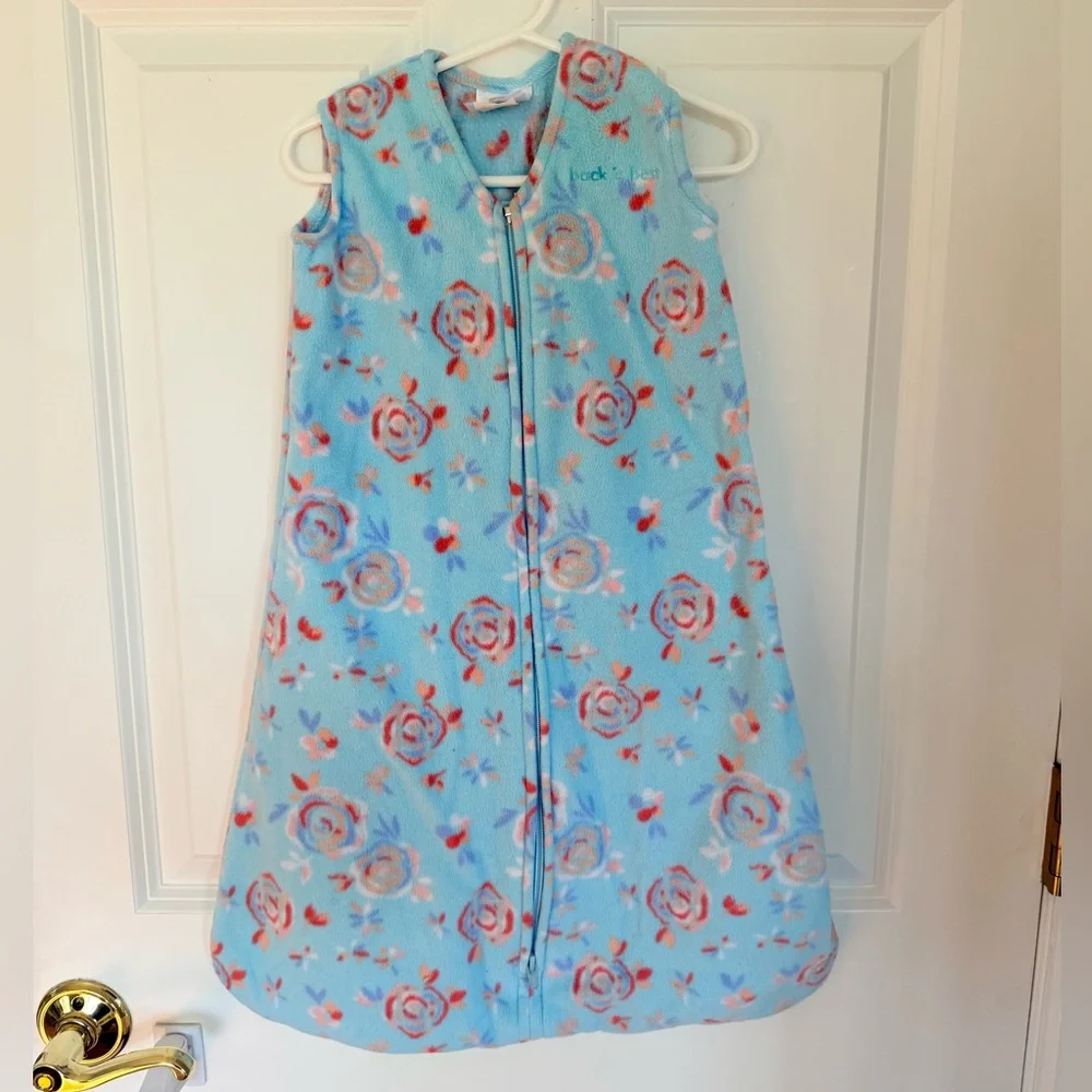 HALO SleepSack, Micro-Fleece Floral Pattern - Size S (0-6m)